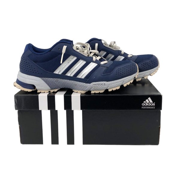 adidas Blue Silver Athletic Sneakers | Men\'s Size 10.5 main image 4